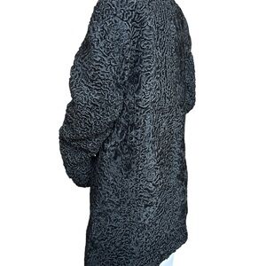 1950’s Vintage Jordan Marsh Curly Lamb Coat Med